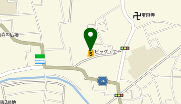 宅配ロッカーPUDO Big-A 東久留米金山店の地図画像