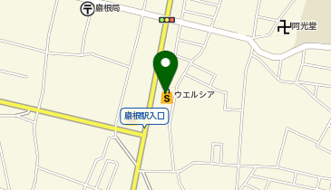 宅配ロッカーPUDO ウエルシア 木更津高柳店の地図画像