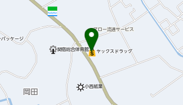 宅配ロッカーPUDO ヤックスドラッグ 関宿店の地図画像