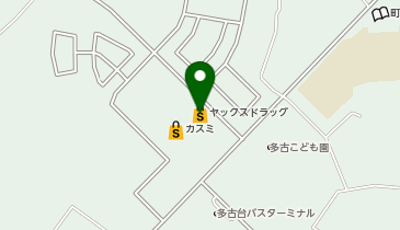 宅配ロッカーPUDO ヤックスドラッグ 多古台店の地図画像