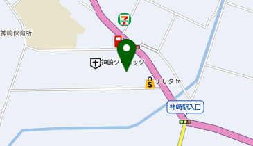 宅配ロッカーPUDO ヤックスドラッグ 神崎店の地図画像