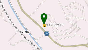 宅配ロッカーPUDO ヤックスドラッグ 日向店の地図画像