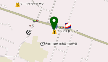 宅配ロッカーPUDO ヤックスケアタウン 大網増穂店の地図画像