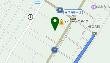 宅配ロッカーPUDO ヤックスドラッグ 九十九里店の地図画像