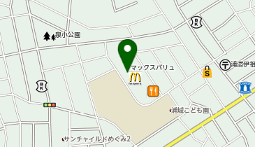 宅配ロッカーPUDO マックスバリュ 伊祖店の地図画像