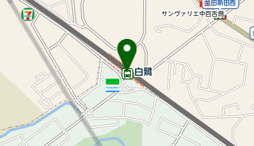 宅配ロッカーPUDO 南海電鉄 白鷺駅の地図画像