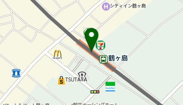 宅配ロッカーPUDO 東武鉄道 東上線 鶴ヶ島駅の地図画像