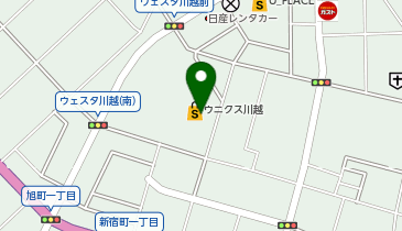 宅配ロッカーPUDO ウニクス川越の地図画像