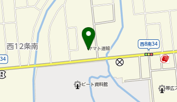 宅配ロッカーPUDO ヤマト運輸 帯広南営業所の地図画像