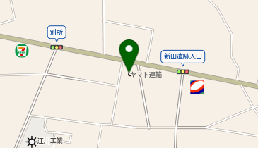 宅配ロッカーPUDO ヤマト運輸 群馬太田別所センターの地図画像