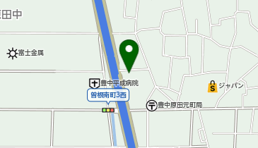 宅配ロッカーPUDO ヤマト運輸 豊中曽根センターの地図画像