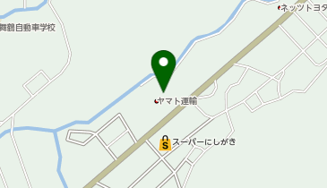 宅配ロッカーPUDO ヤマト運輸 舞鶴岡田センターの地図画像