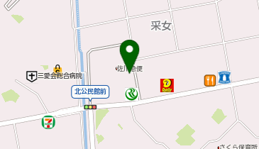 宅配ロッカーPUDO Big-A みさと団地店の地図画像