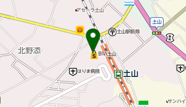 宅配ロッカーPUDO BiVi土山の地図画像