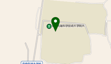 宅配ロッカーPUDO 奈良先端科学技術大学院大学 附属図書館東側入口の地図画像