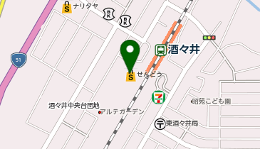 宅配ロッカーPUDO せんどう 酒々井店の地図画像