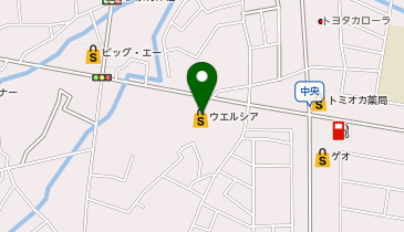 宅配ロッカーPUDO ウエルシア 熊谷箱田店の地図画像