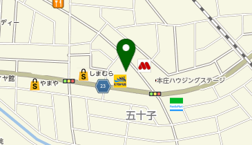 宅配ロッカーPUDO ウエルシア 本庄朝日町店の地図画像