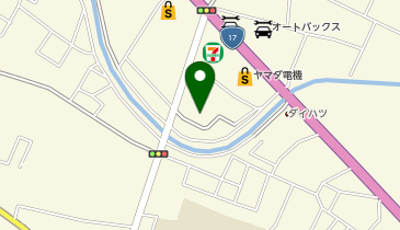 宅配ロッカーPUDO ウエルシア 本庄日の出店の地図画像