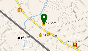 宅配ロッカーPUDO ウエルシア 富士見鶴馬店の地図画像