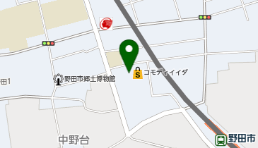 宅配ロッカーPUDO コモディイイダ 野田店の地図画像