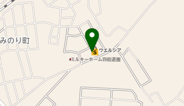 宅配ロッカーPUDO ウエルシア 四街道鹿渡店の地図画像