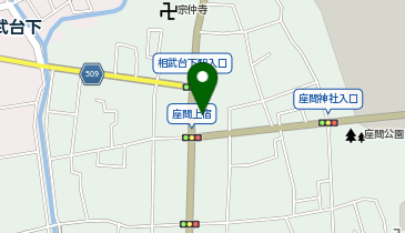 宅配ロッカーPUDO マンマチャオ 座間1丁目店の地図画像