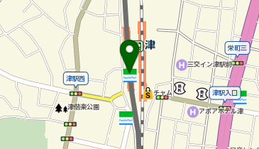 宅配ロッカーPUDO 近畿日本鉄道 津駅の地図画像