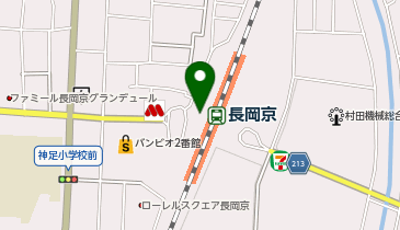 宅配ロッカーPUDO JR西日本 長岡京駅の地図画像