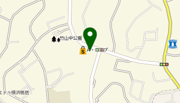 宅配ロッカーPUDO 竹山団地中央商店街の地図画像
