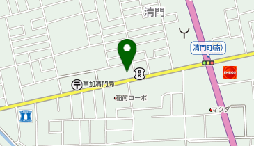 宅配ロッカーPUDO ドラッグセイムス 草加清門町店の地図画像