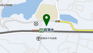 宅配ロッカーPUDO ハーベス あやめ池店の地図画像