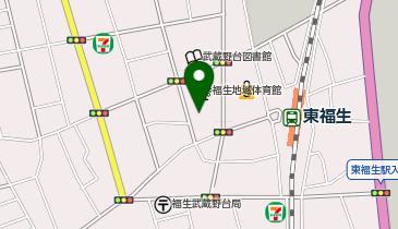 宅配ロッカーPUDO ウエルシア 東福生店の地図画像