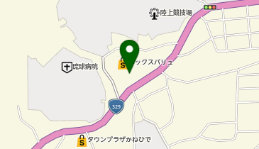 宅配ロッカーPUDO マックスバリュ 金武店の地図画像