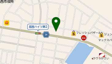 宅配ロッカーPUDO ウエルシア 加西北条店の地図画像