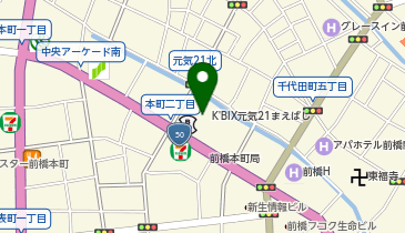 宅配ロッカーPUDO 前橋プラザ元気21の地図画像