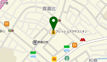 宅配ロッカーPUDO フレッシュプラザユニオン 真嘉比店の地図画像