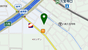 宅配ロッカーPUDO ウエルシア 八尾東久宝寺店の地図画像