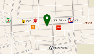 宅配ロッカーPUDO ウエルシア 東大和向原店の地図画像