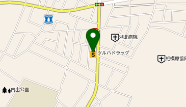 宅配ロッカーPUDO ツルハドラッグ 相模原二本松店の地図画像