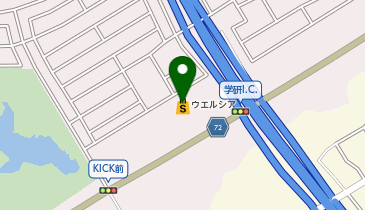 宅配ロッカーPUDO ウエルシア 相楽精華台店の地図画像