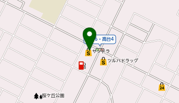 宅配ロッカーPUDO サツドラ 千歳高台店の地図画像