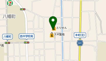 宅配ロッカーPUDO とりせん 太田八幡町店の地図画像