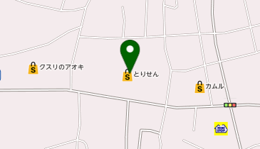 宅配ロッカーPUDO とりせん 邑楽町店の地図画像