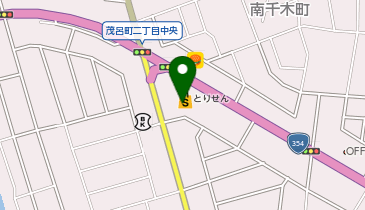 宅配ロッカーPUDO とりせん 茂呂店の地図画像