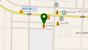 宅配ロッカーPUDO とりせん 太田新井店の地図画像