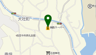 宅配ロッカーPUDO 関西スーパー 大社店の地図画像