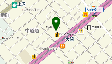 宅配ロッカーPUDO 関西スーパー 大開店の地図画像