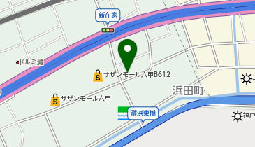 宅配ロッカーPUDO レオパレス21 新在家の地図画像