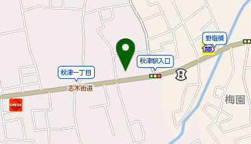 宅配ロッカーPUDO いなげや 東村山秋津店の地図画像